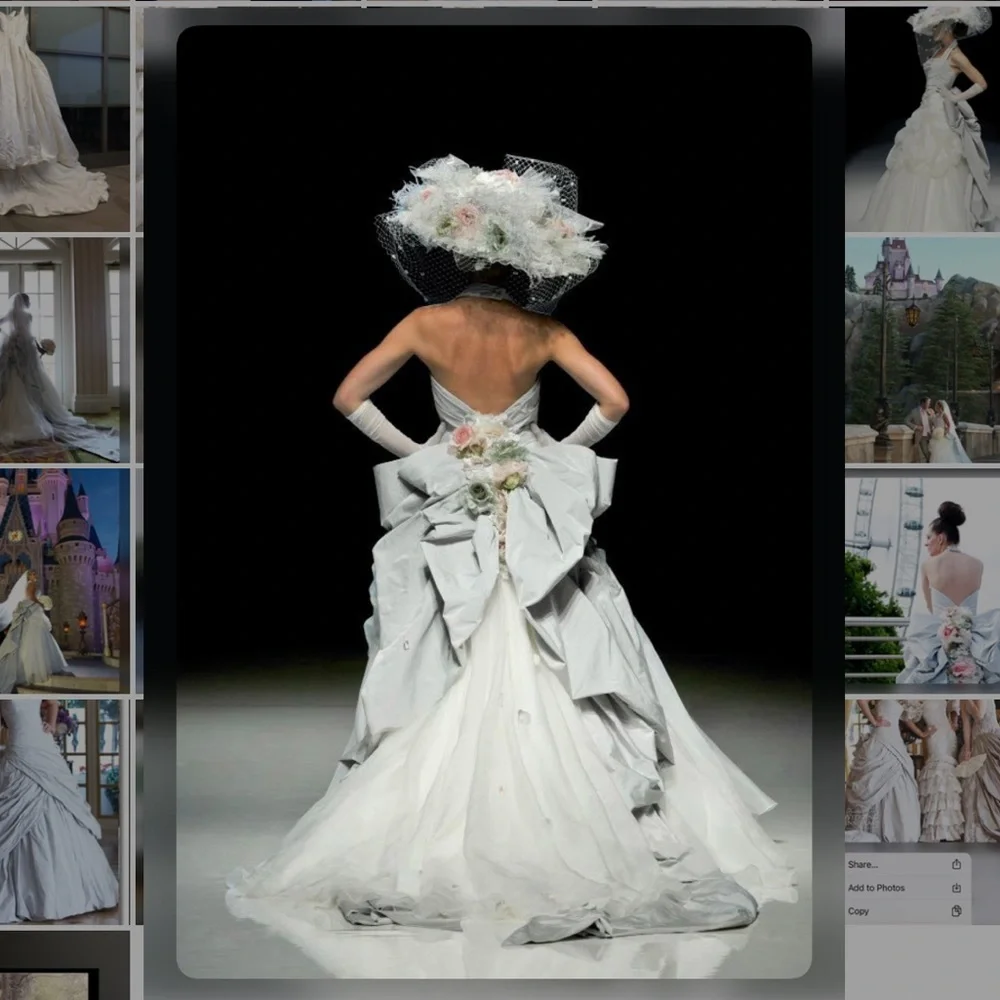 Ian Stuart Bluebird Azure Wedding Gown from the Killer Queen Collection - Picture 10 of 12